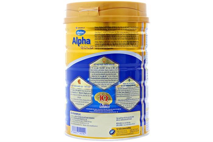 Sữa bột Dielac Alpha Gold Step 4 900g (cho bé 2-6 tuổi)