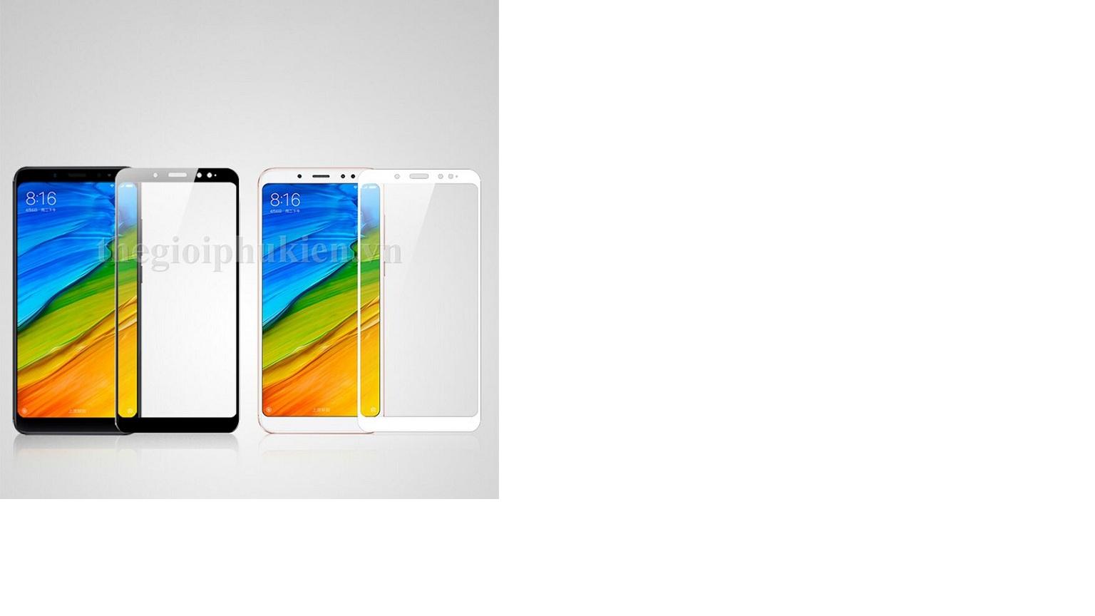 Kính cường lực Xiaomi Redmi Note 5 / 5D Full màn hình cao cấp - Hàng nhập khẩu