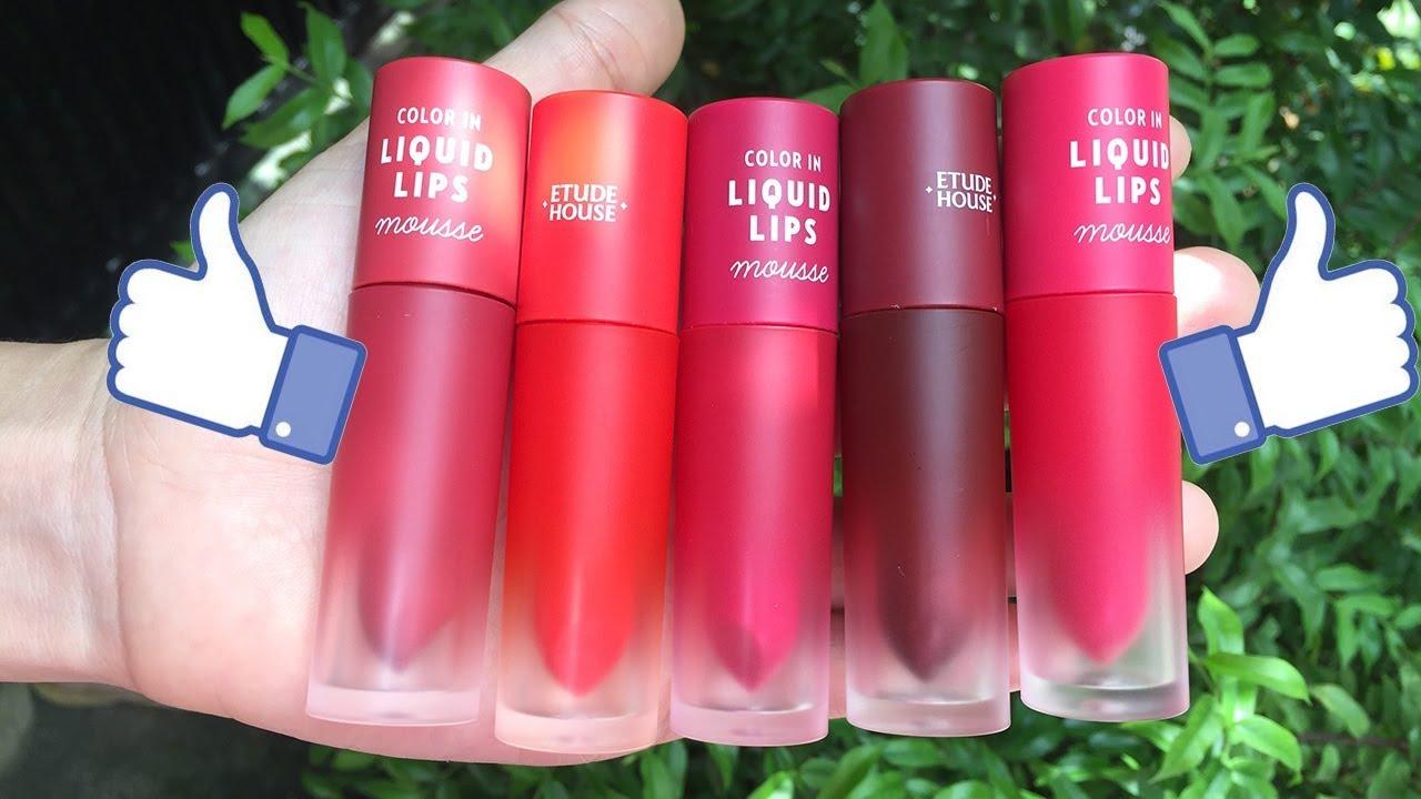 [HCM]SON KEM ETUDE HOUSE COLOR IN LIQUID LIPS MOUSE