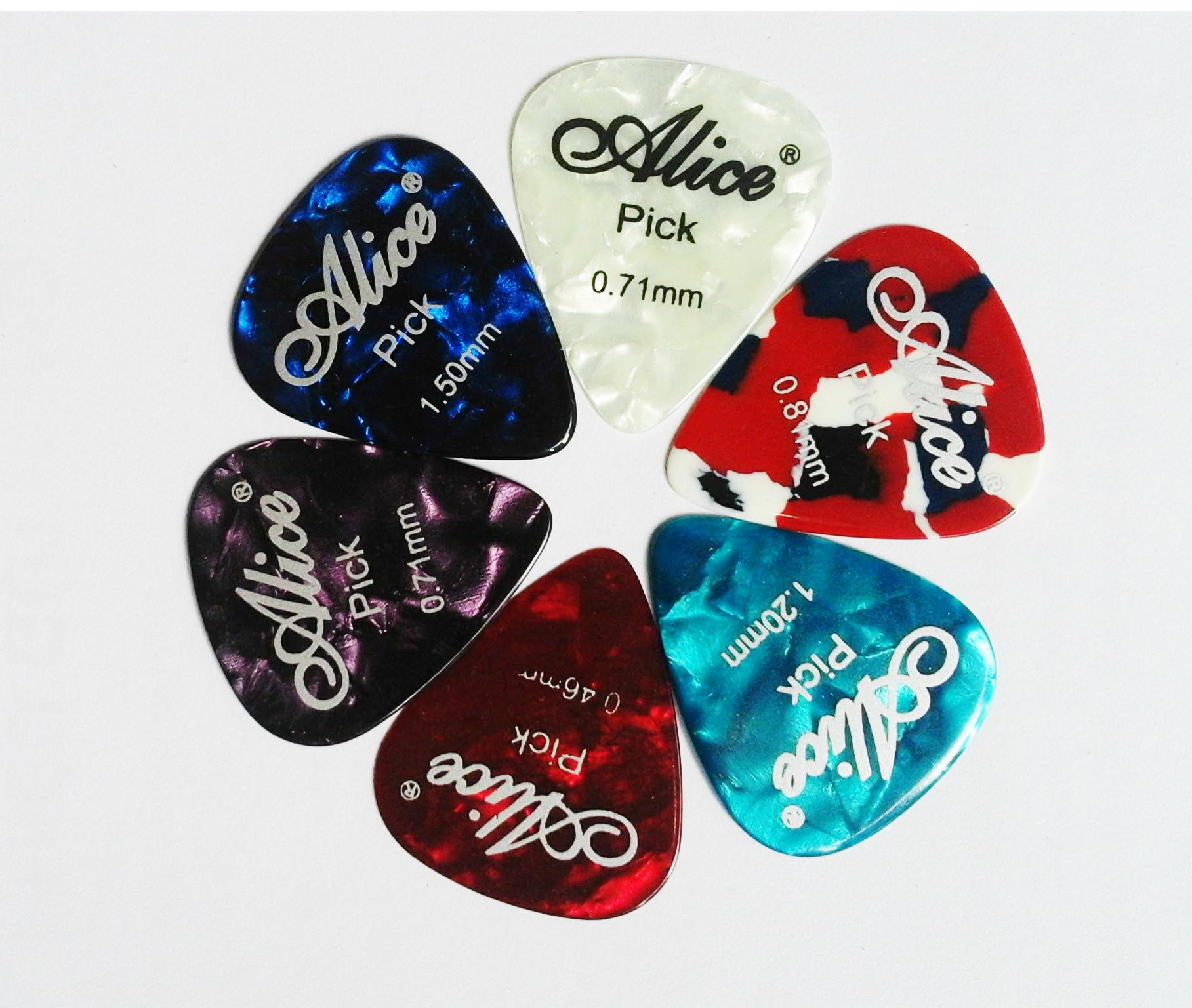 Combo 6 pick gảy đàn guitar Alice giá rẻ
