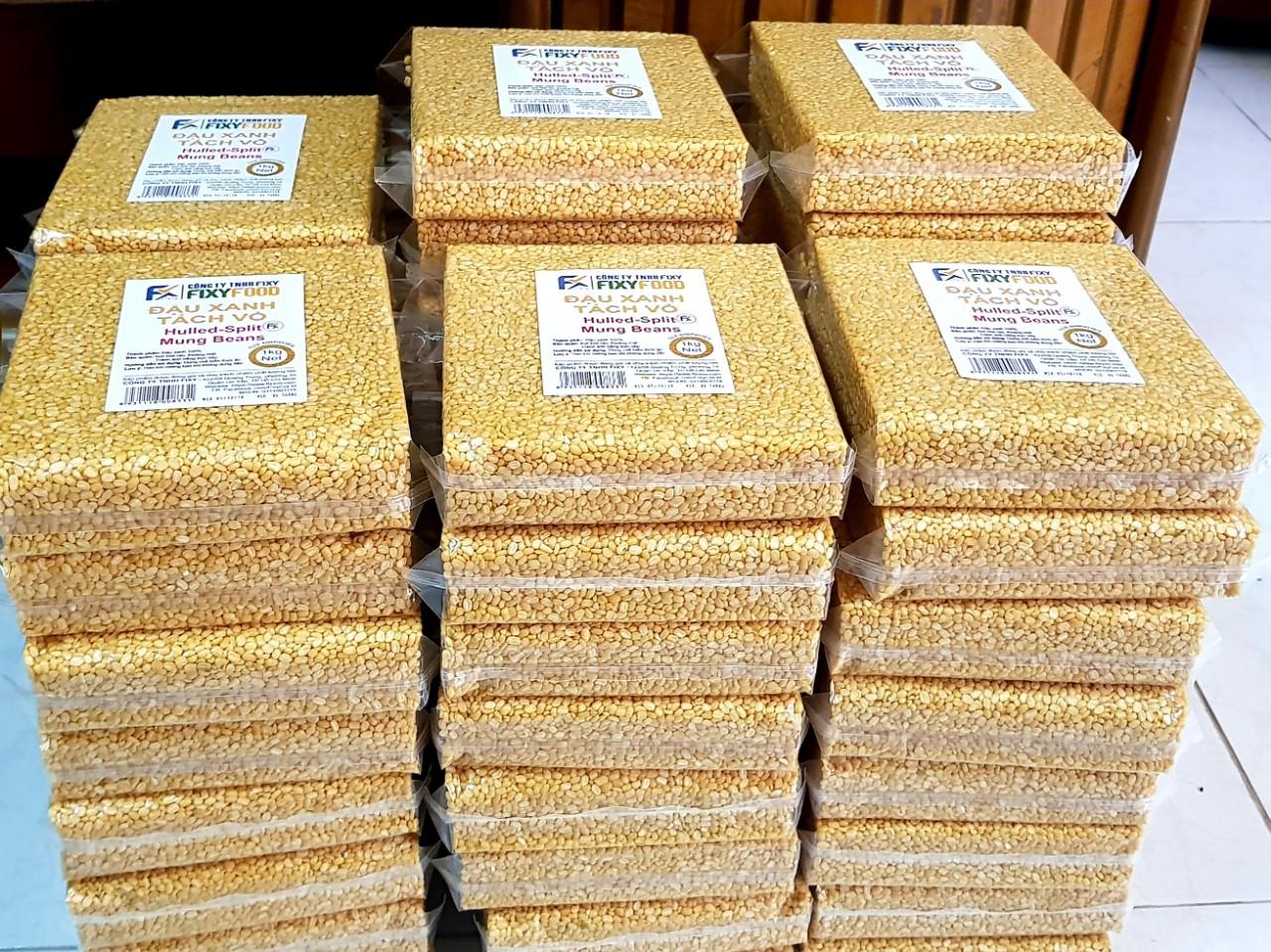 Đậu xanh tách vỏ 1kg Hull Split Mung Beans
