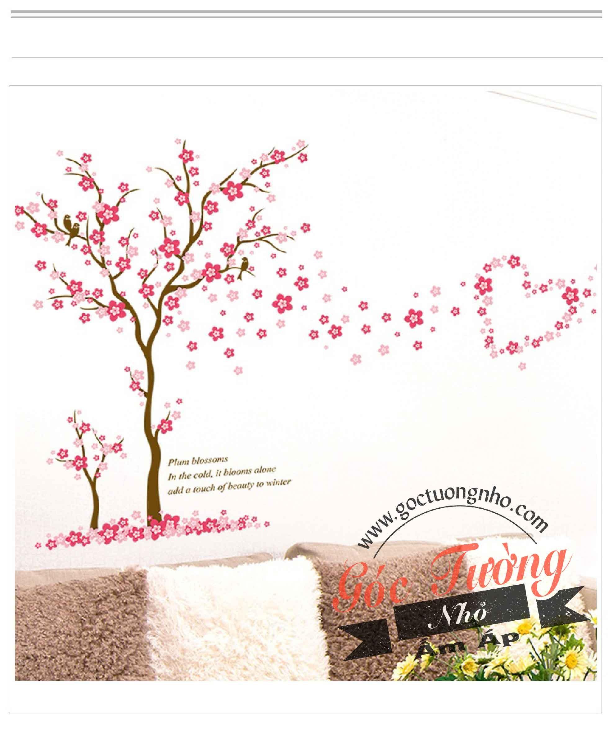 DECAL DÁN TƯỜNG HÌNH TÌNH NHÂN XH9256