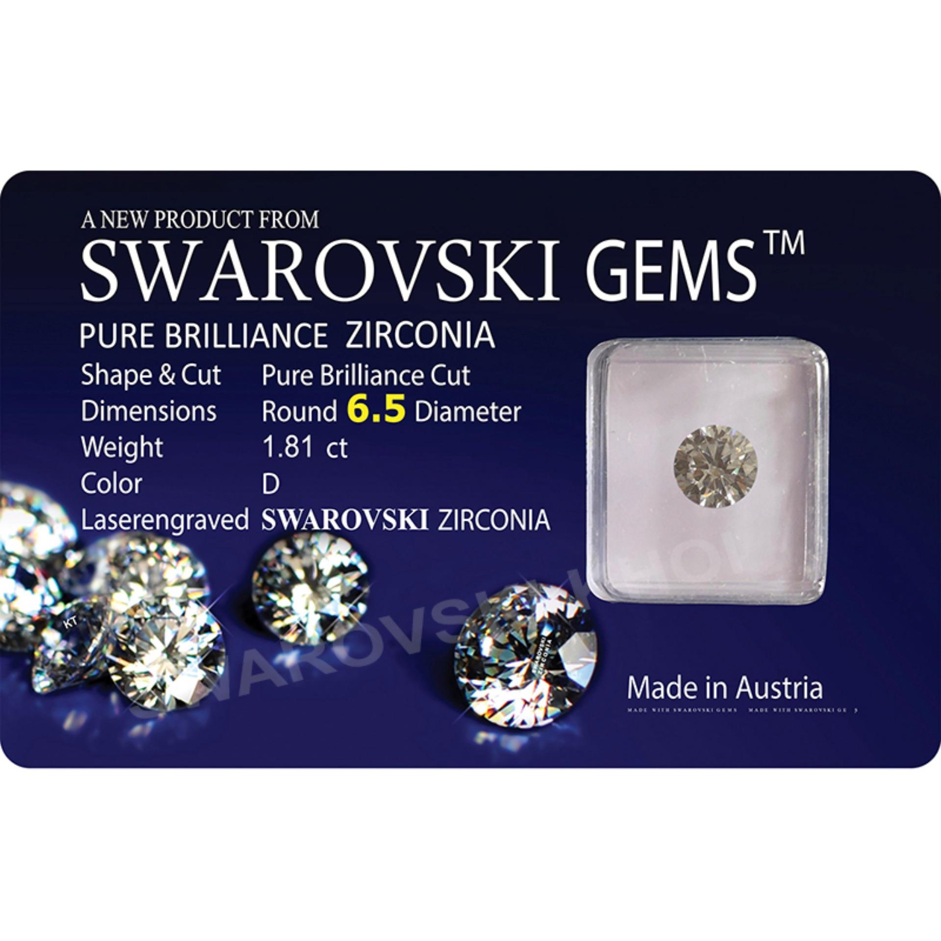 Kim Cương Nhân Tạo Swarovski 6.5mm (Fascino)