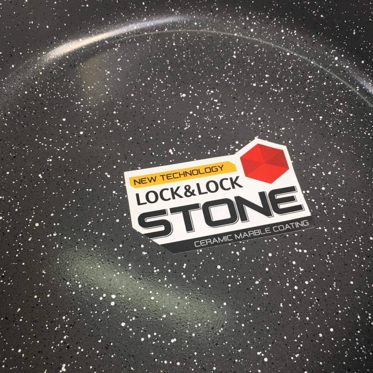 Nồi đá cao cấp 24cm thành thấp Lock&lock Stone