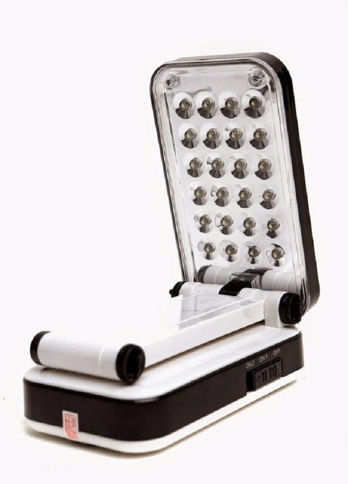 Đèn bàn học led để bàn 24 bóng pin sạc