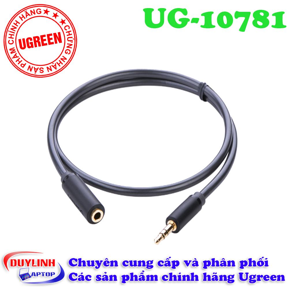Cáp Audio 3.5mm nối dài 0.5m cao cấp UGREEN 10781