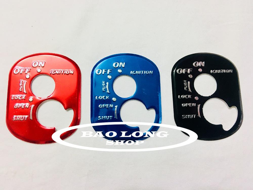 Tem Nhôm dán ổ khóa Winner,Wave rs ,future (màu đỏ)