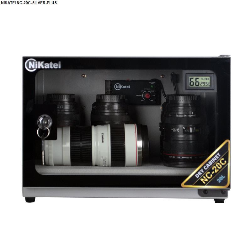 Tủ chống ẩm cao cấp Nikatei NC-20C Silver Plus