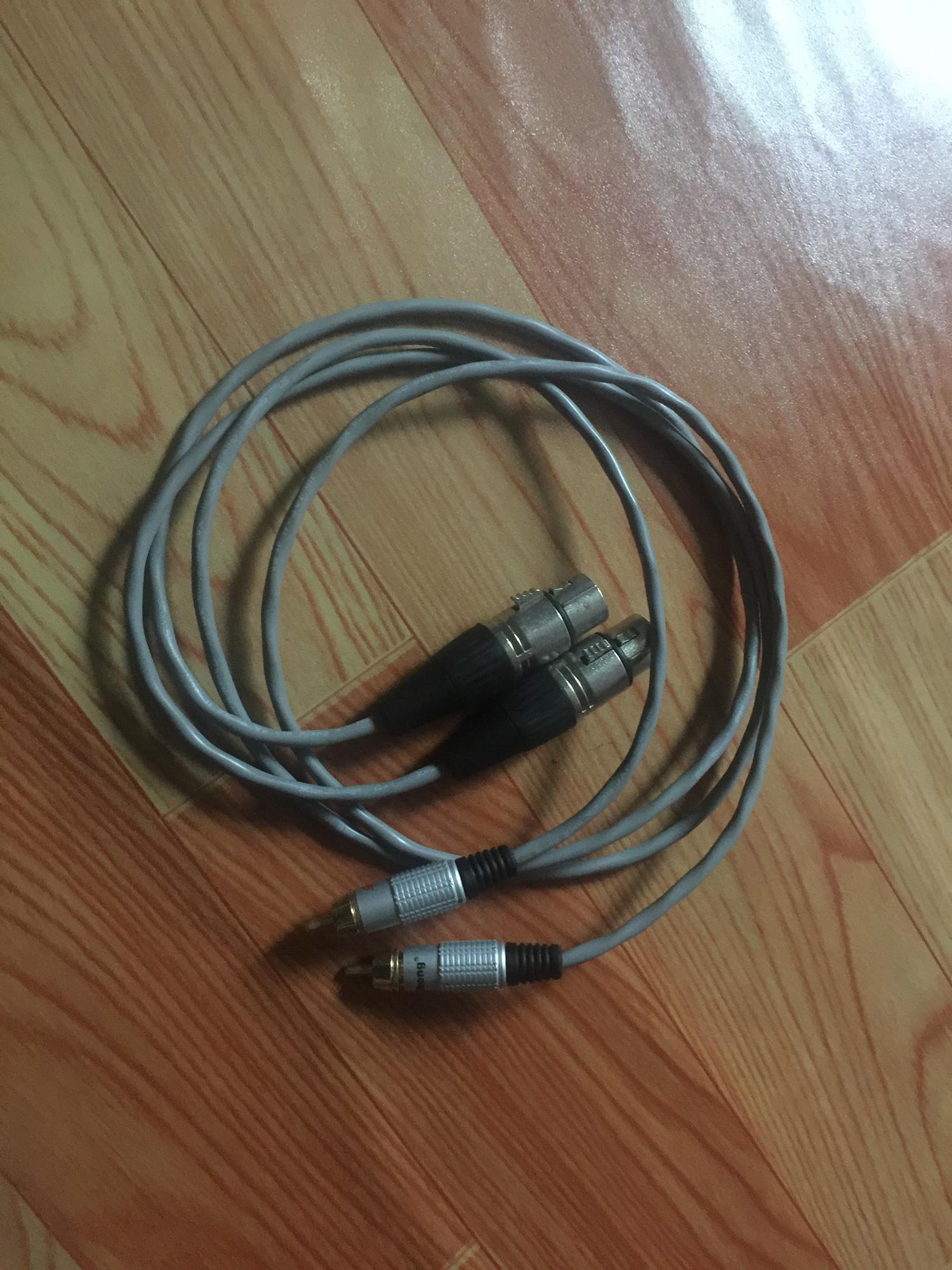 Cặp dây jack canon cái ra AV