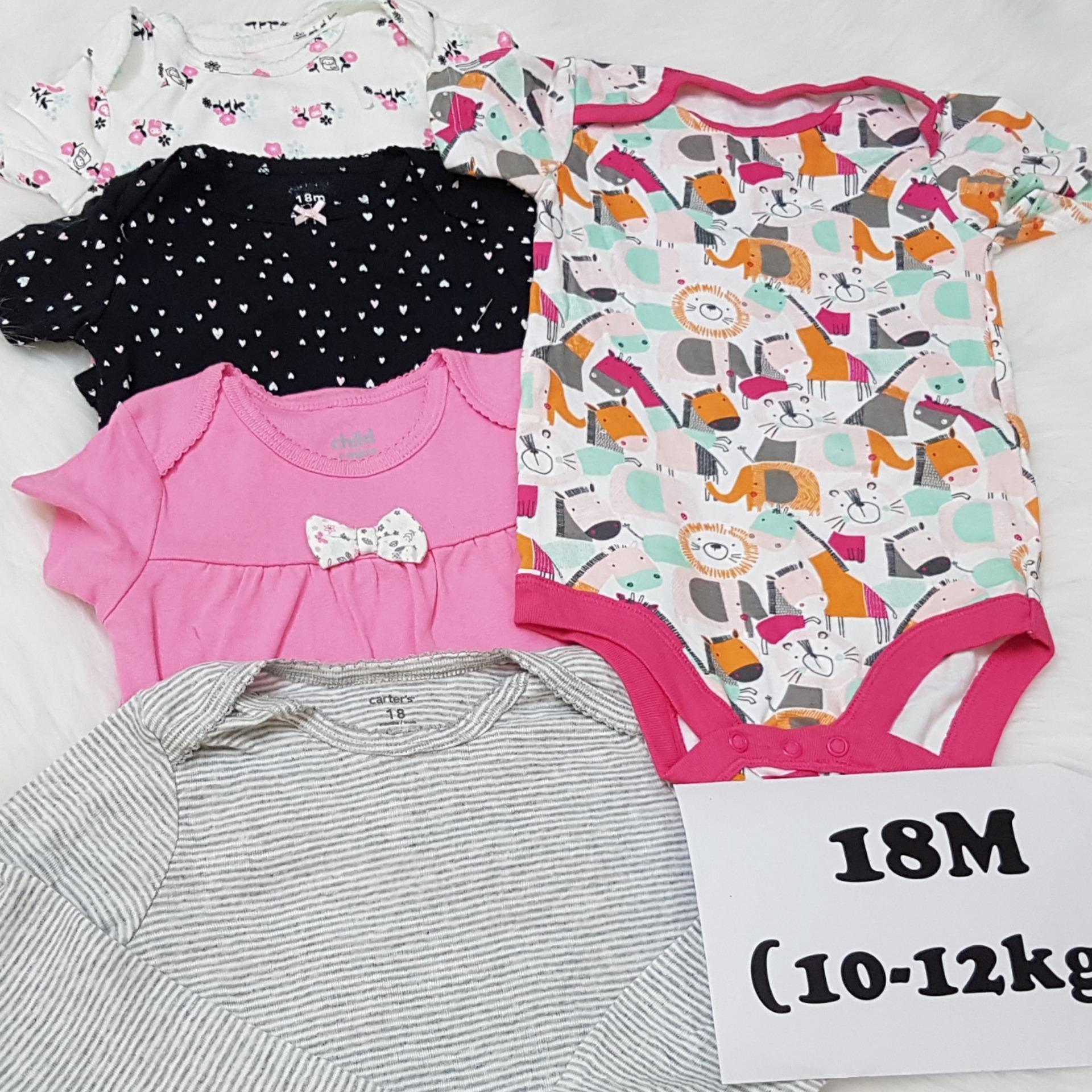 Set 5 áo liền quần bé gái