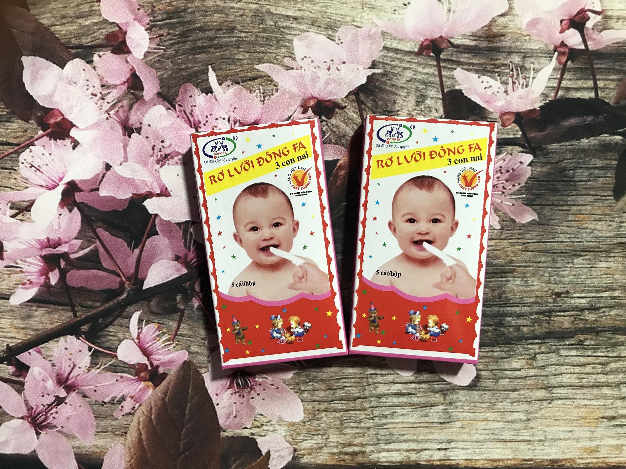 Rơ lưỡi Đông Fa cho bé sơ sinh (COMBO 50 chiếc )