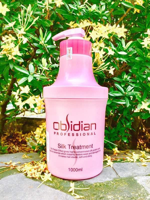 Hấp dầu lạnh phục hồi tóc, giúp tóc mượt mà óng ả Obsidian Silk 1000ml