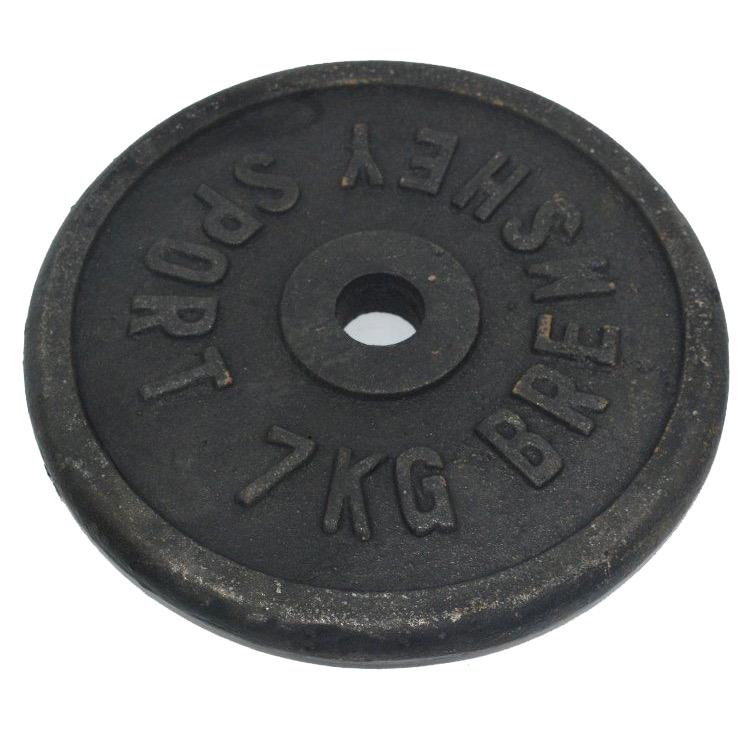 Tạ MIẾNG gang 5kg (Đen)
