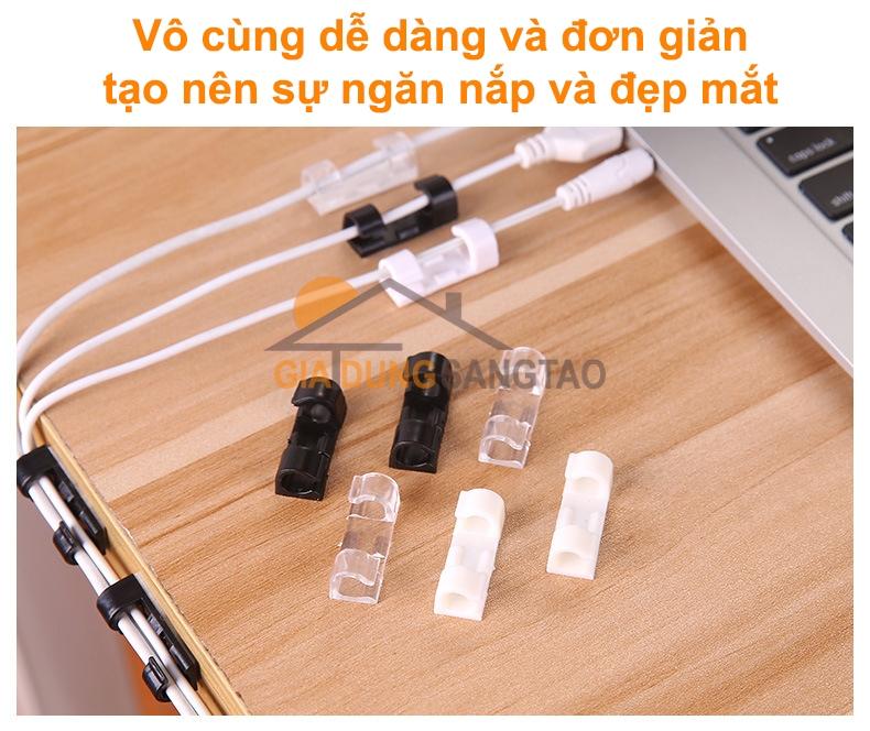 Vỉ 16 nút giữ dây điện gọn gàng