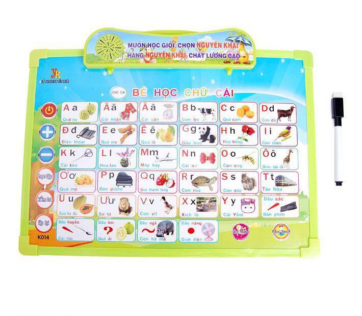 Bảng học điện tử động vật ,hoa quả cho bé