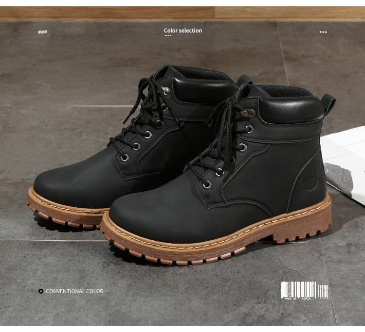 Giày Boot Da Nam Thời Trang SACAS SC062