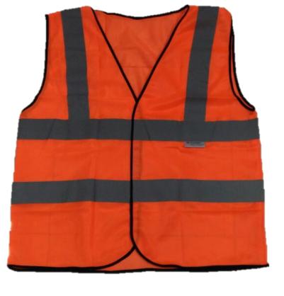 Áo lưới cam phản quang xám