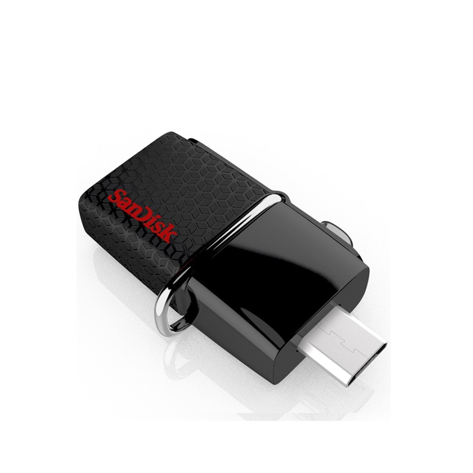 USB OTG 64GB Sandisk SDDD2 ultra dual USB drive 3.0 tốc độ 150MB/s (Đen) Nhất Tín Computer