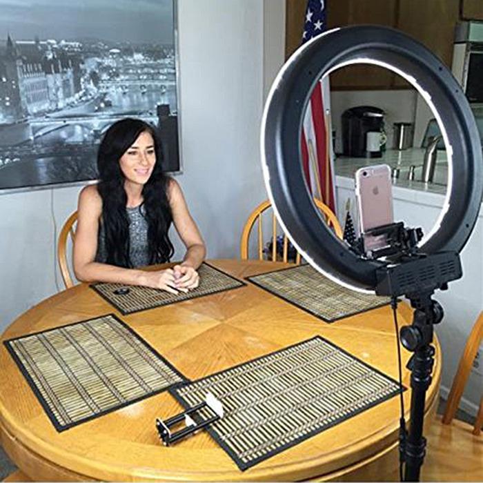 Combo Đèn Led Ring RL-18 + Chân đèn Tripod