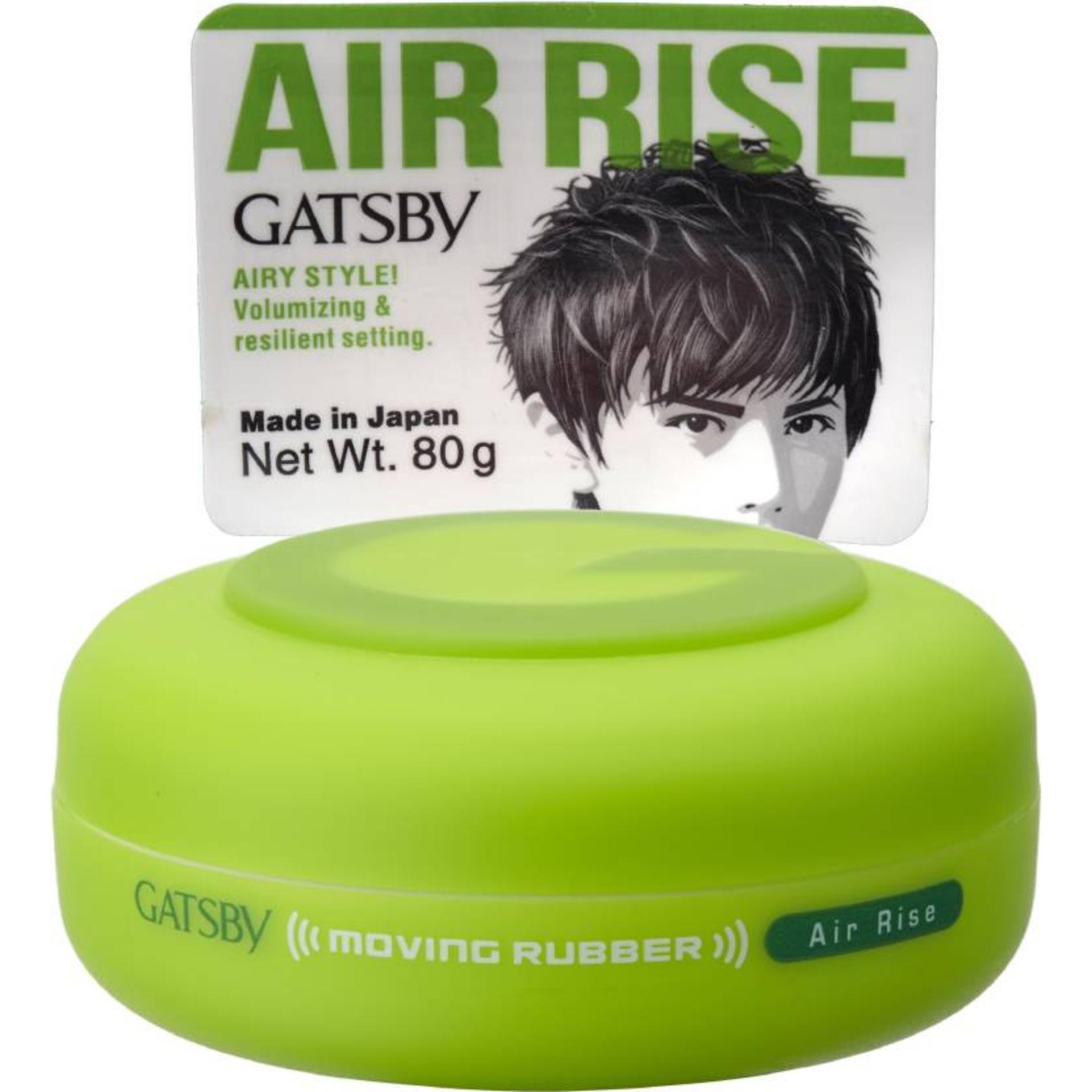 Sáp vuốt tóc Gatsby Moving Rubber: Air Rise 80g (Xanh lá)