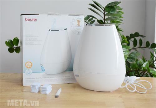 Máy làm ẩm không khí và làm thơm bằng tinh dầu Beurer LB37- Hàng nhập khẩu