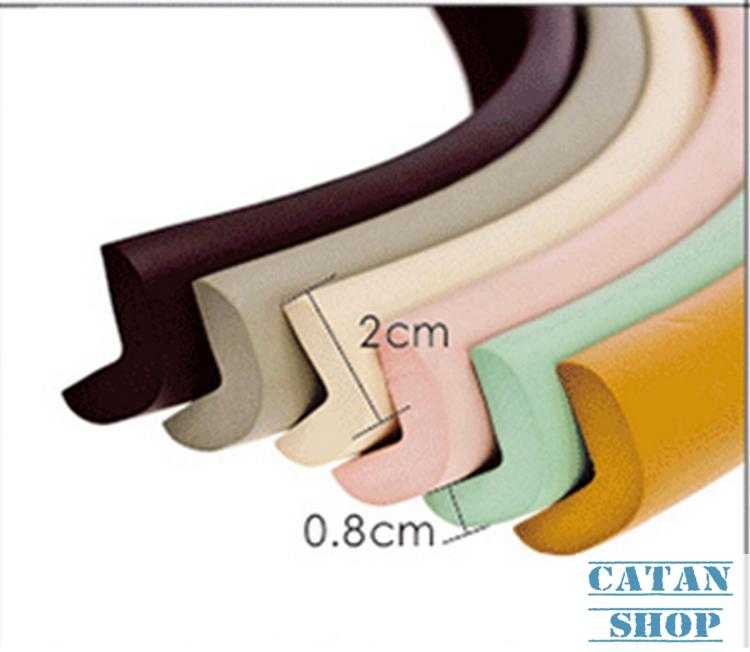 [HCM]Combo 5 cuộn dây cao su bọt biển mềm 1 cuộn dài 2m dán bọc góc cạnh bàn tủ kính giường an toàn cho bé BG03-5