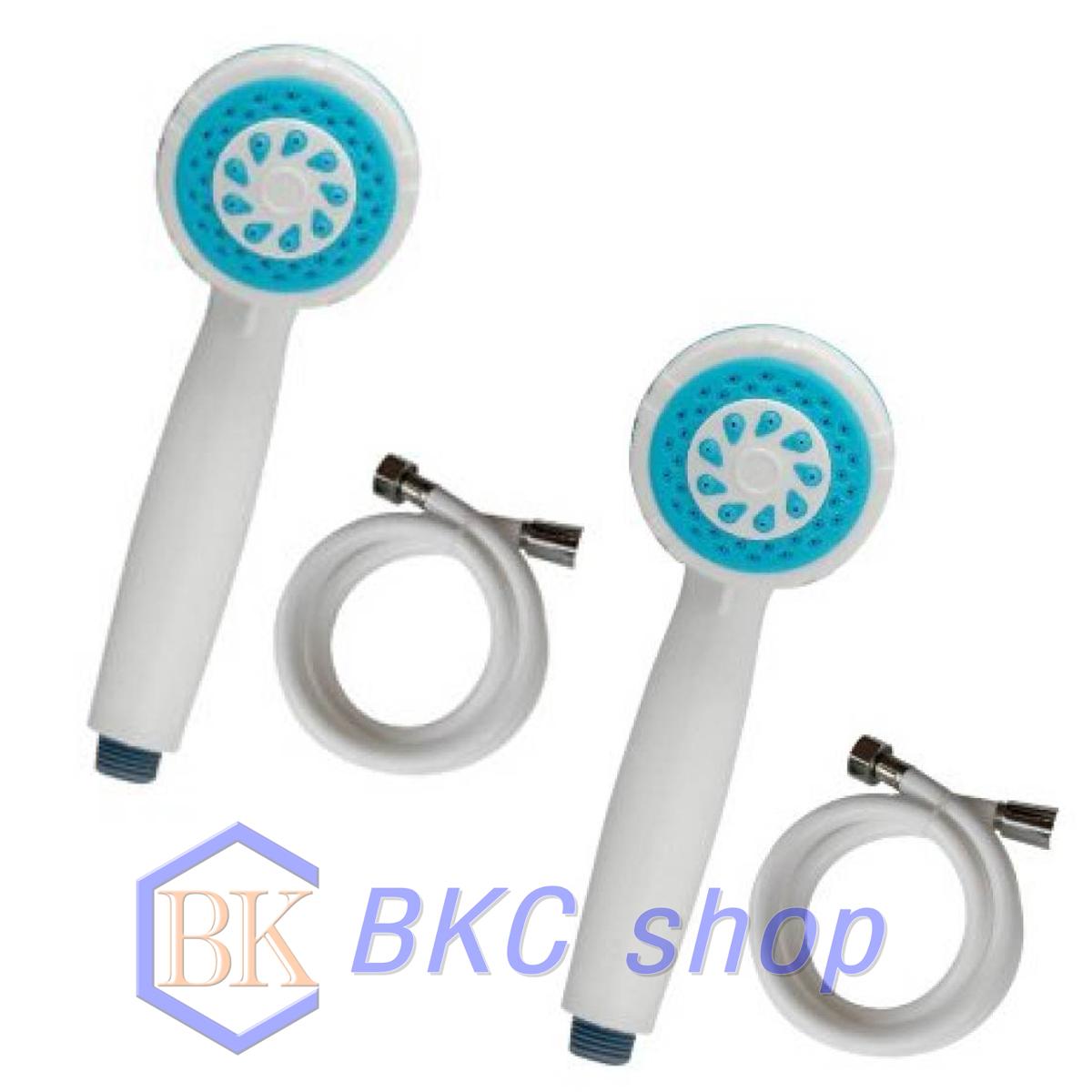 Bộ 2 tay và dây sen tắm nhựa 2 chế độ sanji st03