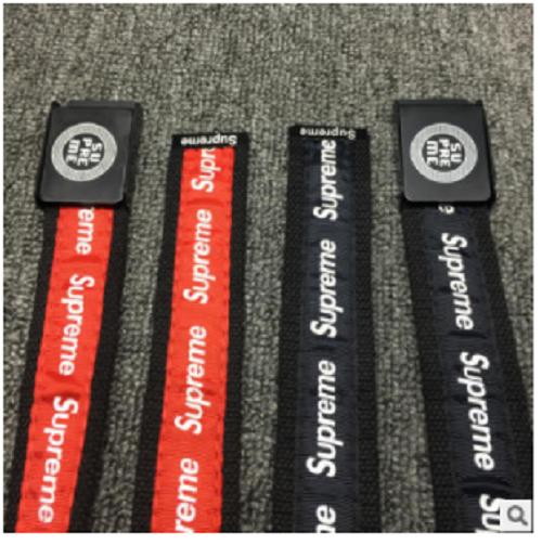 Thắt lưng vải canvas Supreme