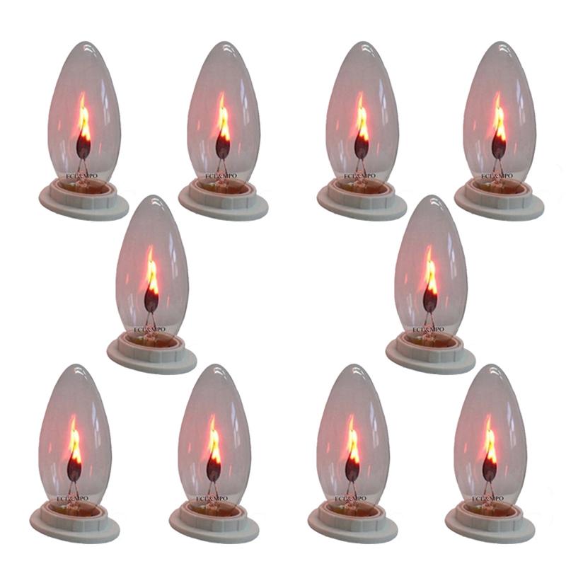 Bộ 10 bóng đèn lửa trang trí 3W