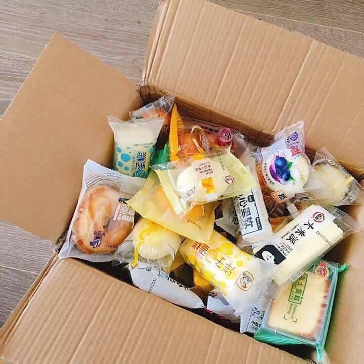 Box 1kg Bánh Tươi Đài Loan Mix 25 vị
