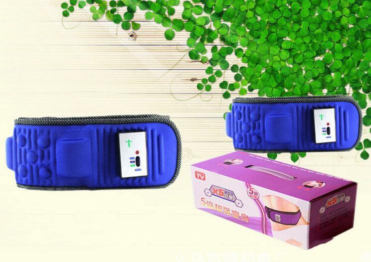 Đai massage giảm mỡ bụng X5 (Xanh)