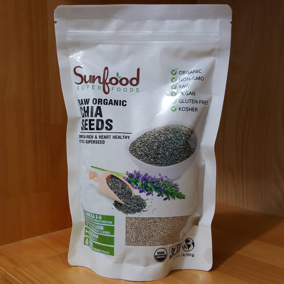 Hạt chia Mỹ Sunfood 454g (Chia trắng)