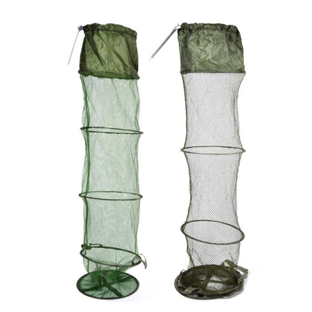 5Layer Floating Wire Basket High Capacity Collapsible Fish Net Cage