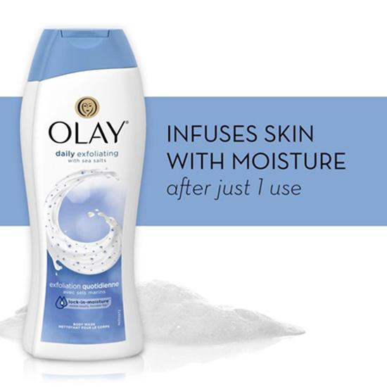 Sữa tắm Olay Daily Exfoliating 700ml (Xanh)