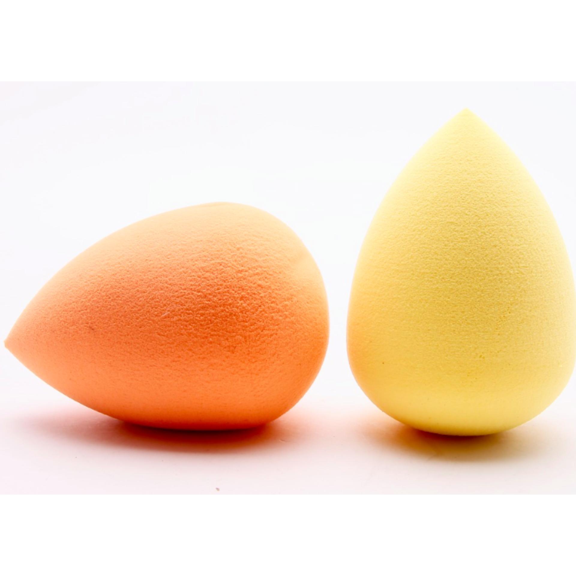 Bông mút tán kem nền hình giọt nước Nhật Bản