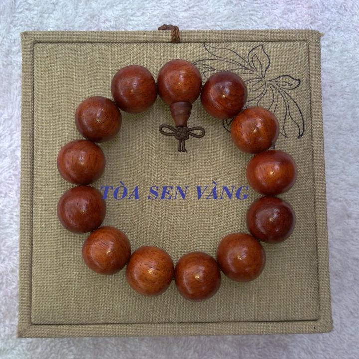 [HCM]Vòng đeo tay gỗ giáng hương 18mm