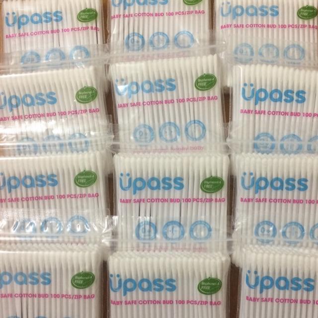 Tăm bông trẻ em UPASS - Gói 100 chiếc