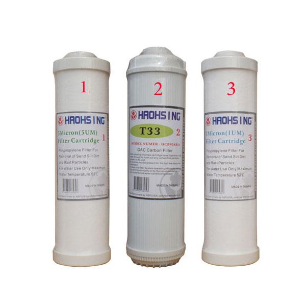 Bộ lõi lọc số 1,2,3 dành cho máy lọc nước RO hãng Haohsing