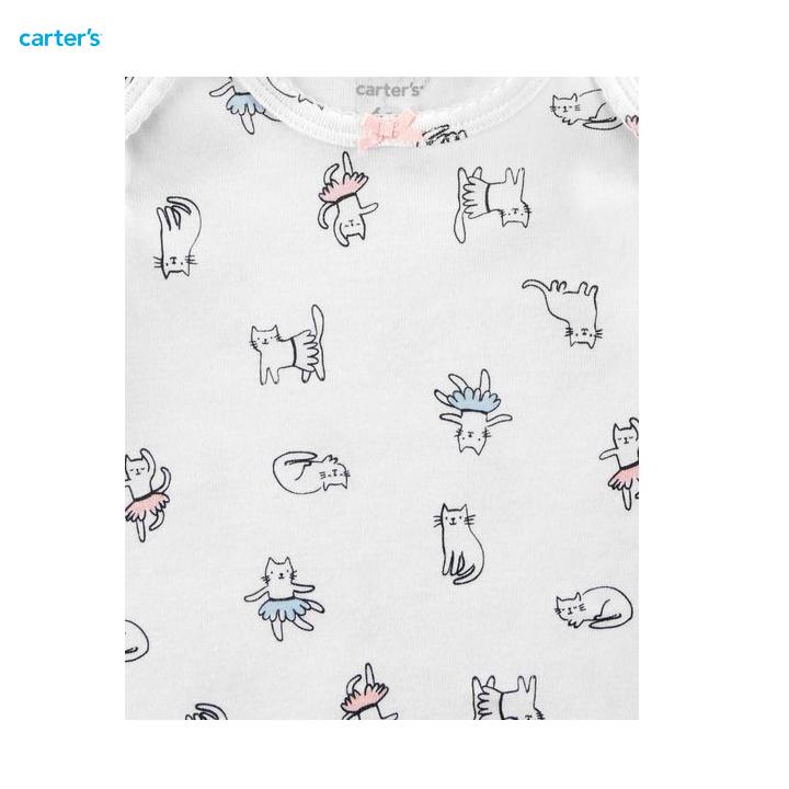 Set 5 áo thun bé gái Carters Nhập Mỹ CA126H608 (Nhiều màu) 