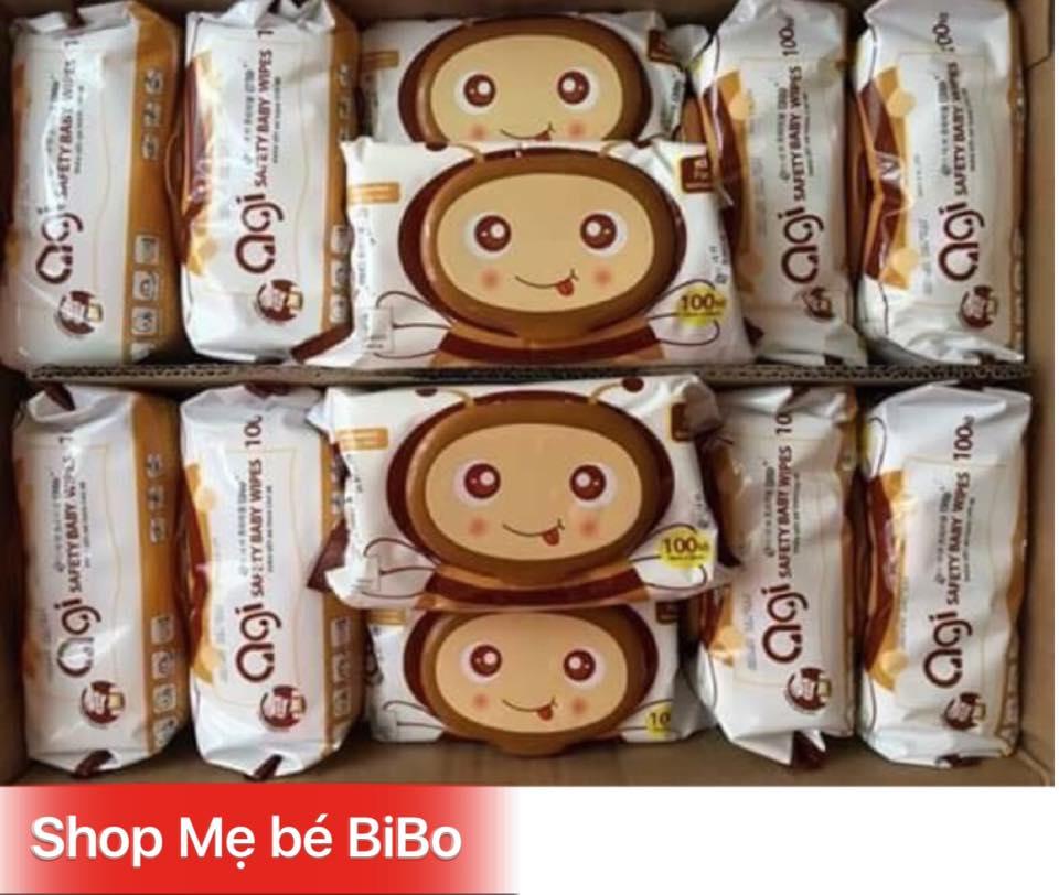 COMBO 6 GÓI KHĂN ƯỚT AGI KHÔNG MÙI 100 TỜ
