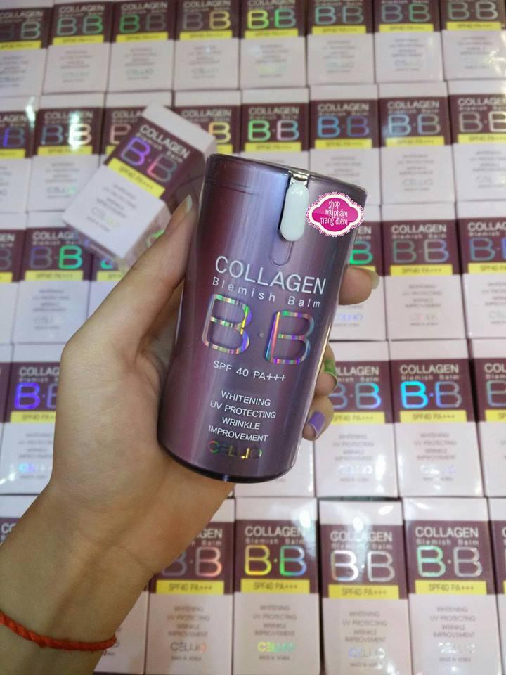 Kem nền Cellio Collagen Blemish Balm BB SPF 40 PA+++