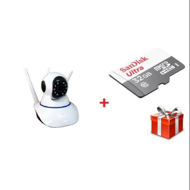 Camera 3 chấu – 2.0MP Thẻ 32gb Class 10