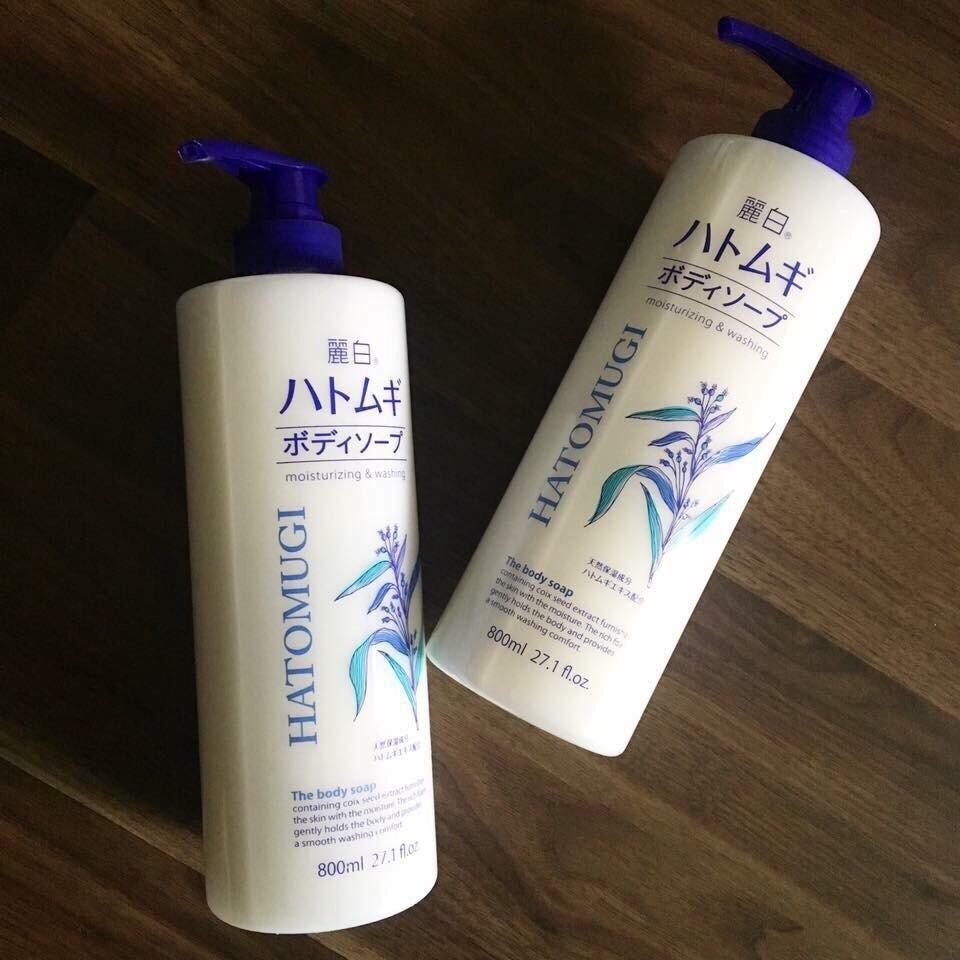 [HCM]Sữa tắm Hatomugi 800ml