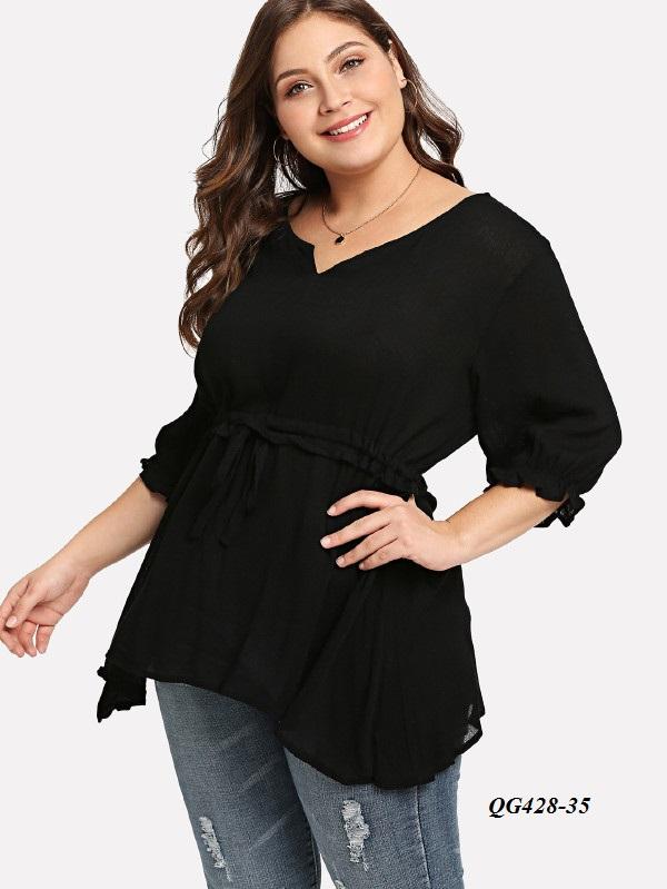 ÁO KIỂU TAY LỠ RÚT EO - SIZE s-6XL