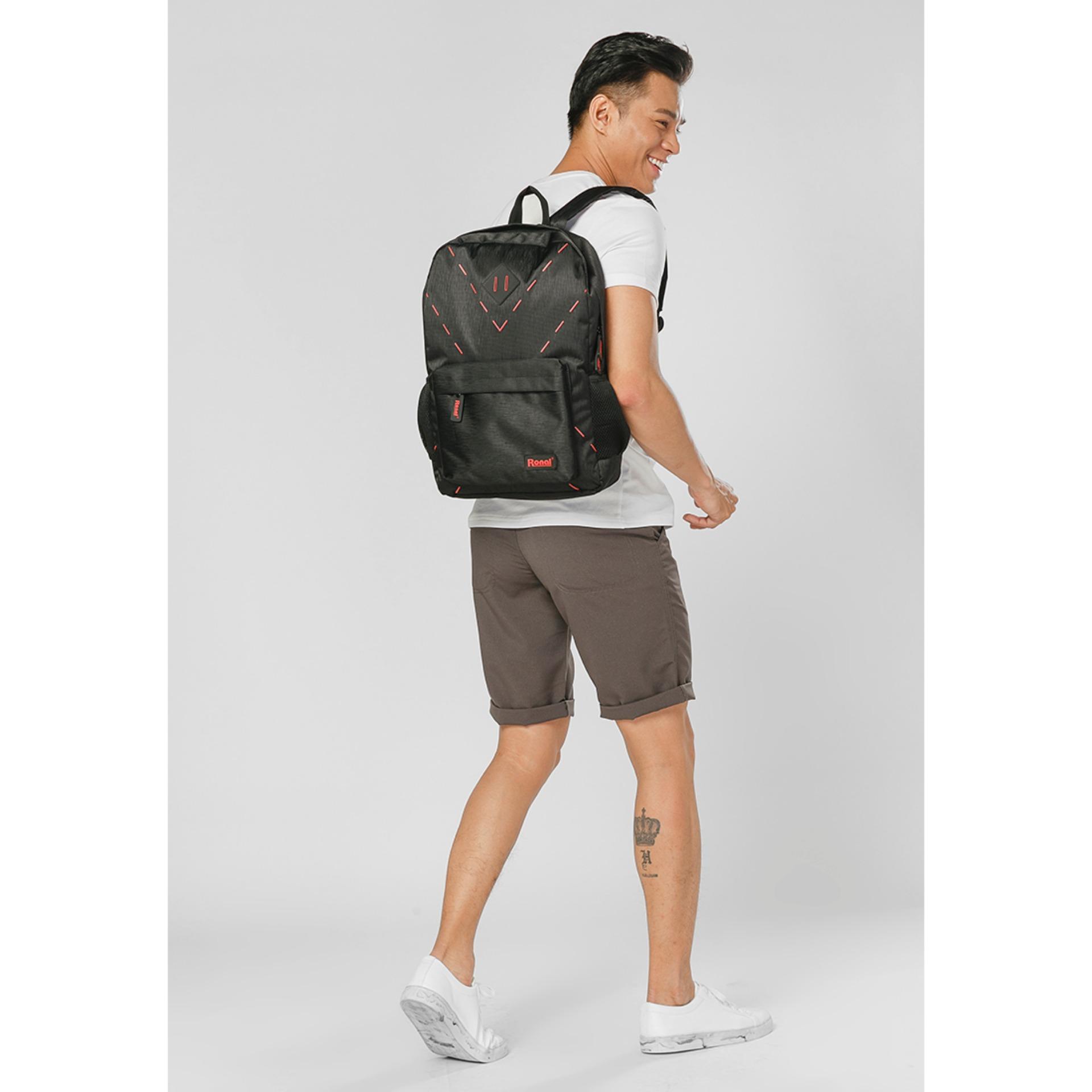 [HCM]Ba Lô Ronal BL60 - Logo đỏ