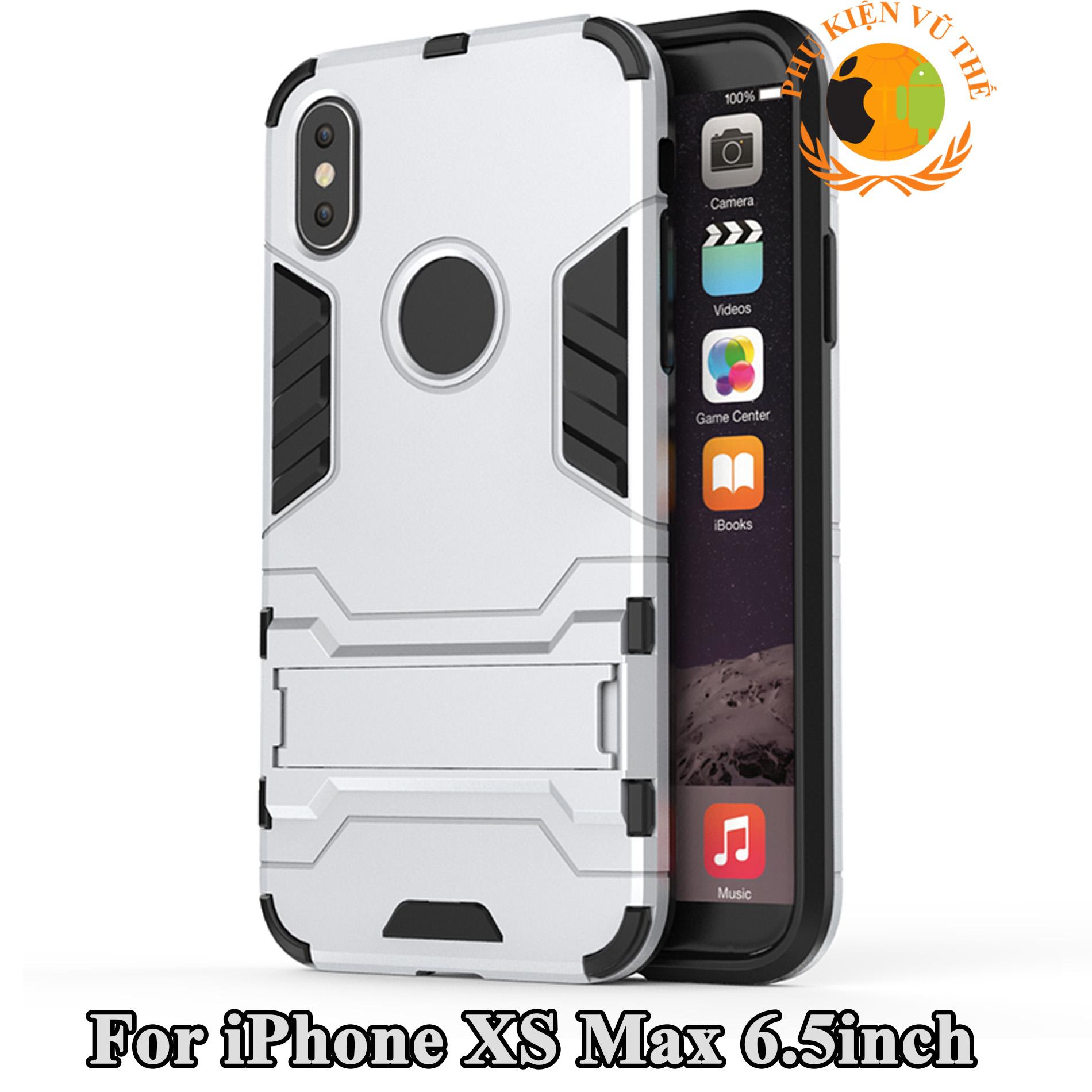 Ốp Lưng Chống Sốc Iron Man Cho iPhone XS MAX Có Dựng Lưng