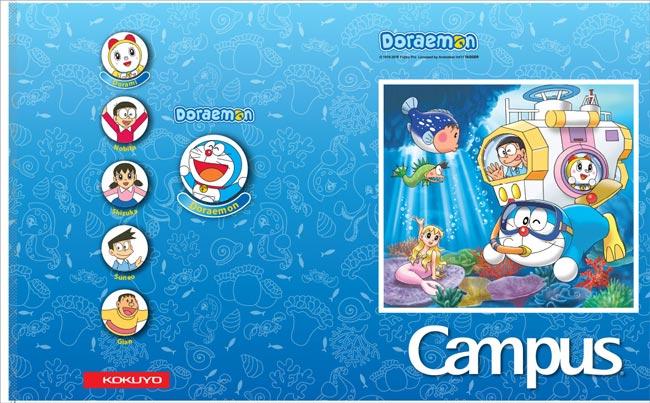 Bọc sách giáo khoa Doraemon