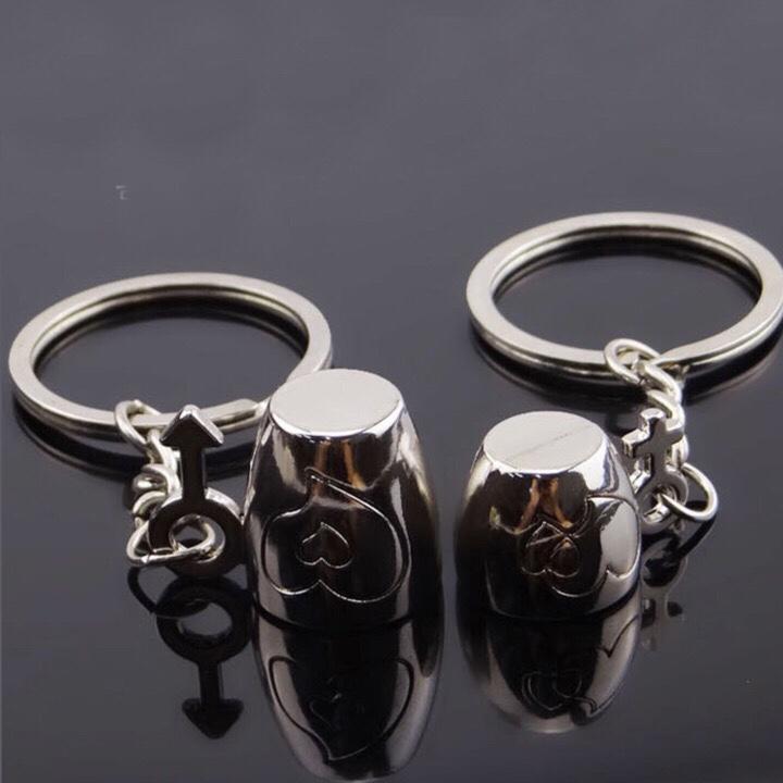 Móc Khóa Cặp Ly dành cho cặp đôi dễ thương