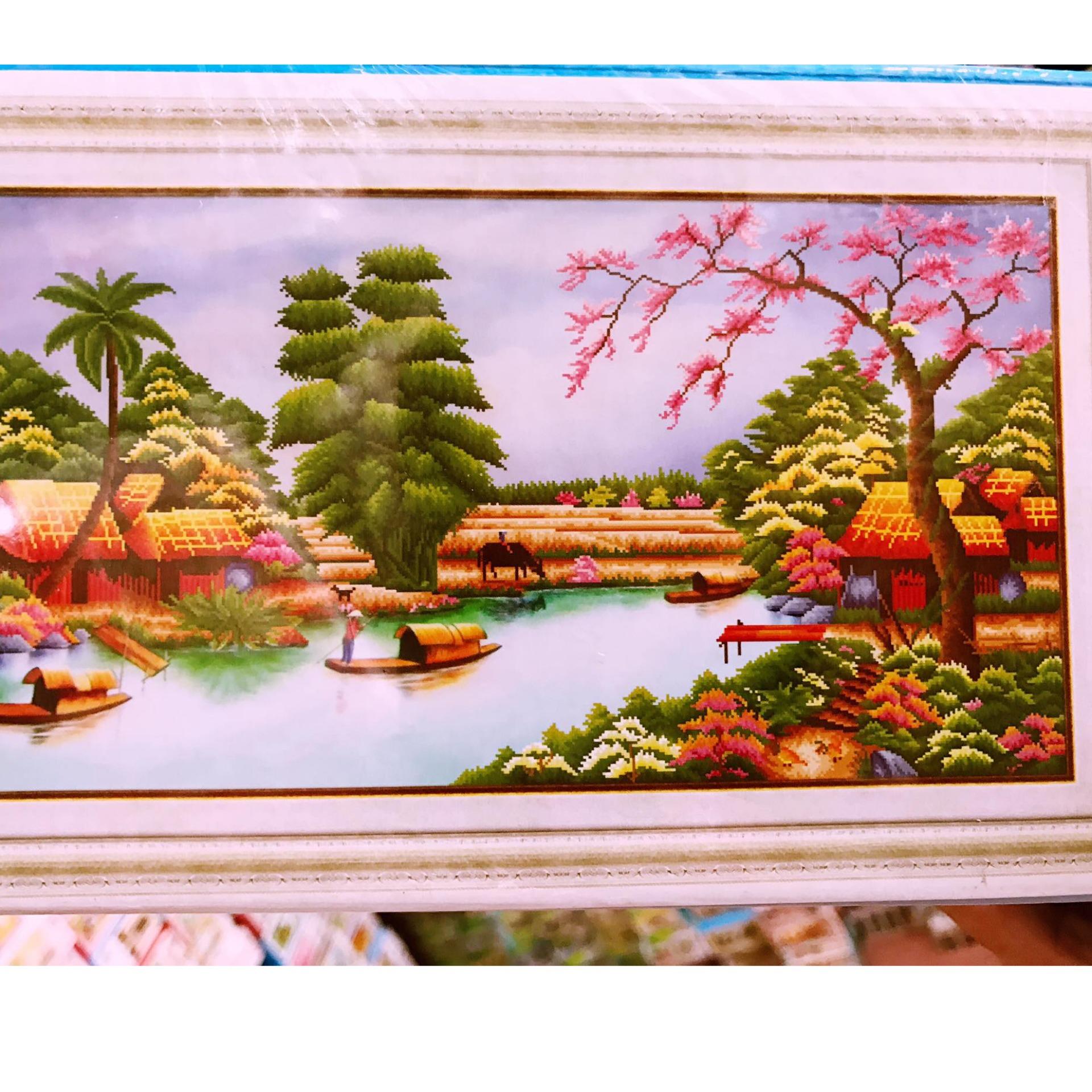 Tranh đính đá phong cảnh yn2067-ngọc thịnh