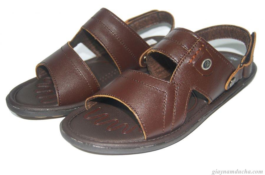 [HCM]Sandal dép nam da bò thật. Bảo hành 12 tháng. MS: SD 08.